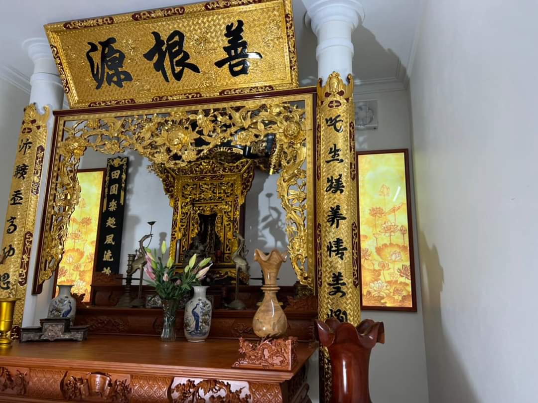 Tranh Kính Điện Phòng Thờ